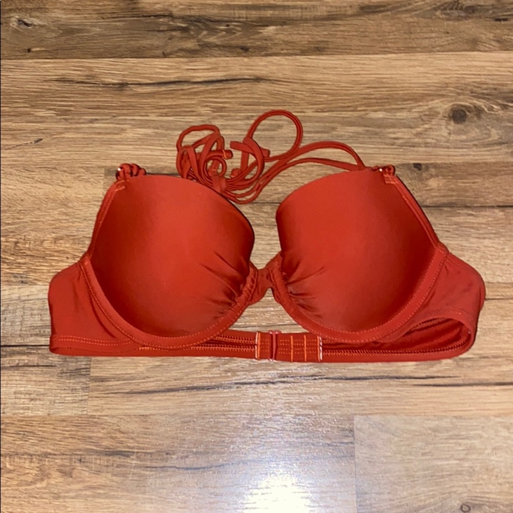 Burnt orange aerie bikini top